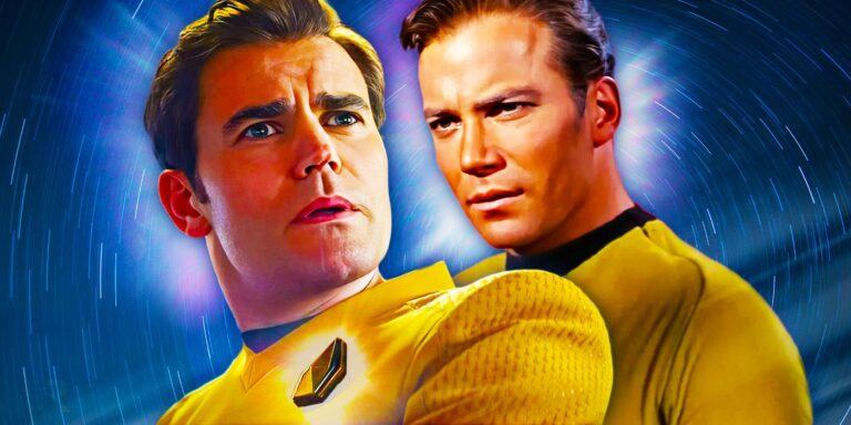 Star Trek Strange New Worlds Kirk and TOS Kirk