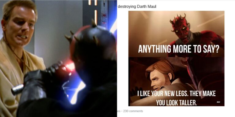 Star Wars: 10 Memes That Perfectly Sum Up Obi-Wan & Maul's Rivalry