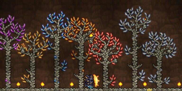 Terraria: How to Grow Gem Trees & Plant Gemcorns