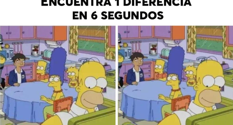 The Simpsons Visual Challenge: Spot the Difference in 6 Seconds