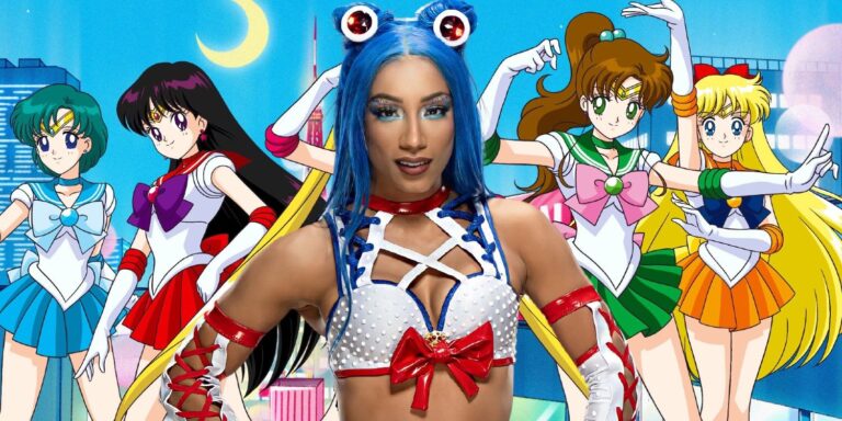 WWE's Sasha Banks Transforms into Sailor Moon in Magical New Fan Art