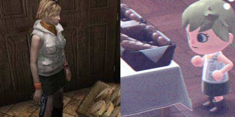 Animal Crossing Player Uses Bread To Recreate Silent Hill 3 Meme