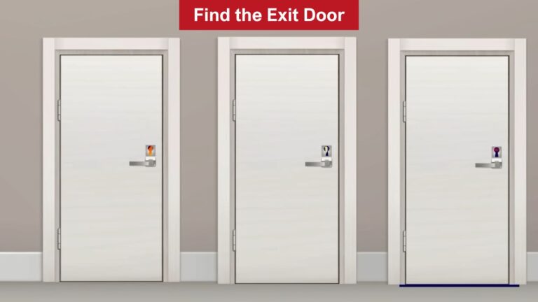 Brain Teaser to Test Your IQ: Find the exit door in 6 seconds