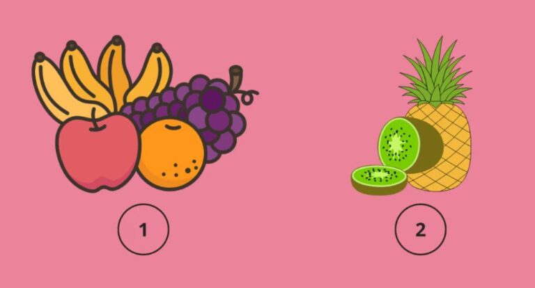 Elige un grupo de frutas en la imagen y revela tu personalidad en momentos importantes