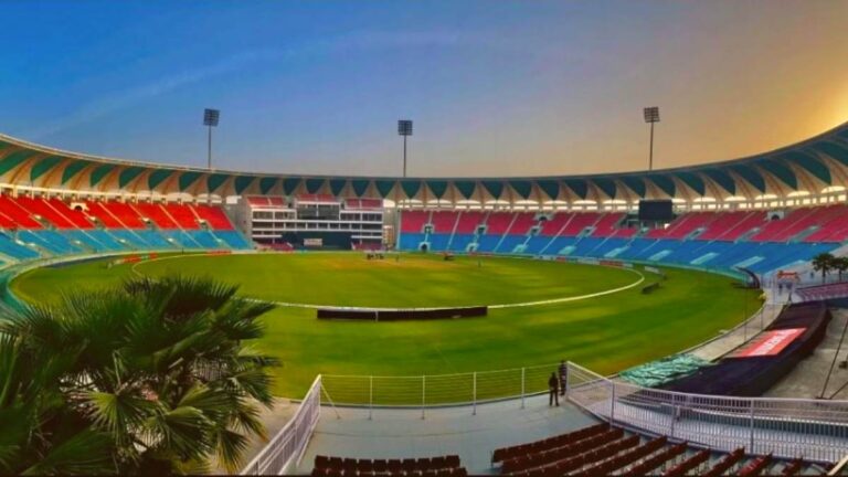 Get here all details about Bharat Ratna Shri Atal Bihari Vajpayee Ekana Cricket Stadium, Lucknow ICC Cricket World Cup 2023