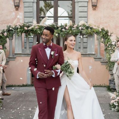 Jay Ellis Got Married To Nina Seničar At Villa Mangiacane