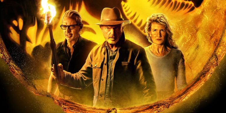 Jurassic World: Dominion Poster Unites Both Eras Of Heroes In Amber