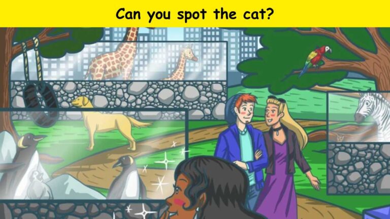 Can you spot the cat hidden in this brain teaser?