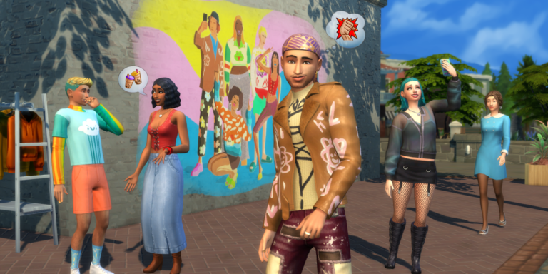 Sims 4 High School Years Expansion Pack Includes Custom Depop Clothing