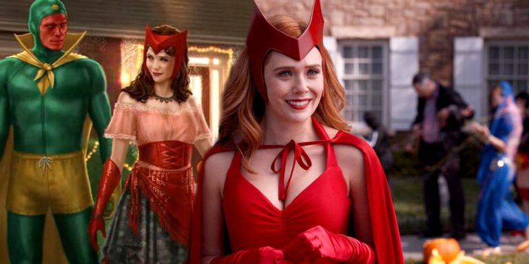 WandaVision Concept Art Shows Different Scarlet Witch Halloween Costume