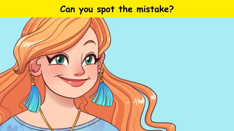 Spot the mistake in 5 seconds in this brain teaser