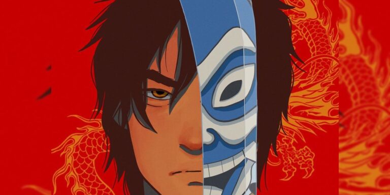 Zuko & His Blue Spirit Alter Ego Get Mulan-Style Poster In Last Airbender Fan Art