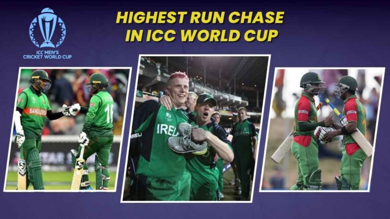 Highest Run Chase in ICC ODI World Cup History