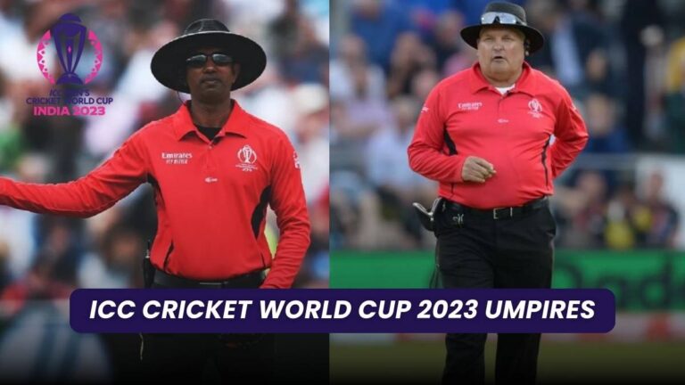 ICC Cricket World Cup 2023 Official Umpires and Match Referees