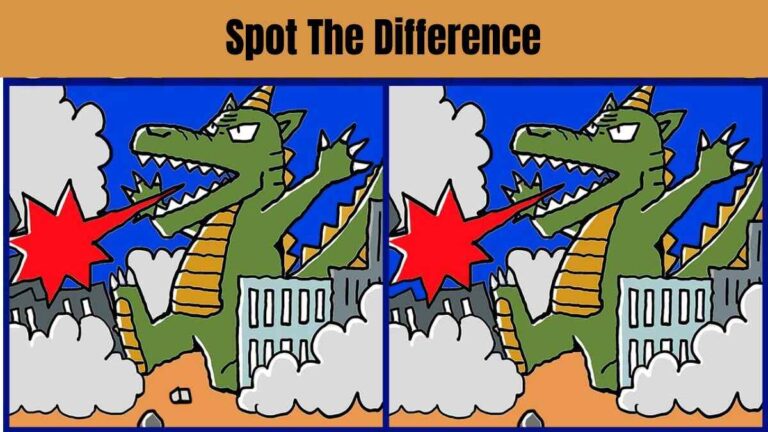 Spot the Difference: Spot 4 Differences In 13 Seconds
