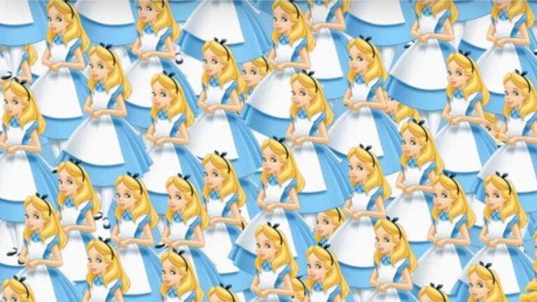 Spot Cinderella Hidden Among Multiple Alice in Wonderland within 7 secs!