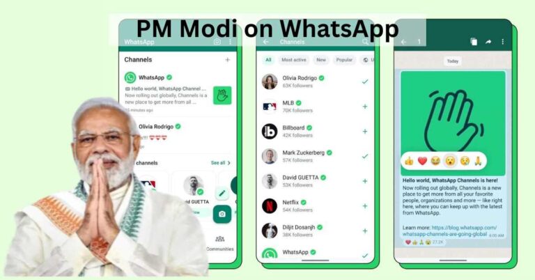 PM Narendra Modi Joins WhatsApp Channels: Know the Details