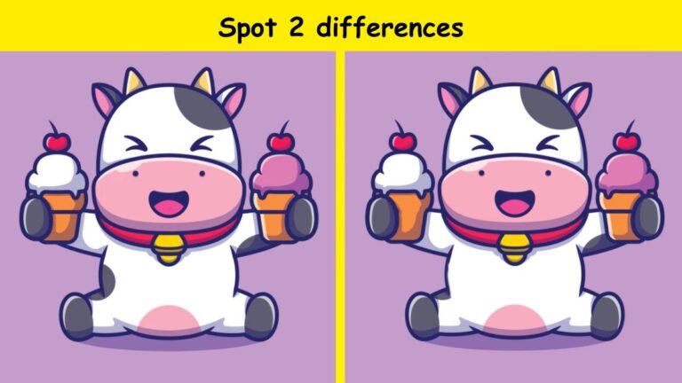 Spot the difference- Spot 2 differences in 5 seconds