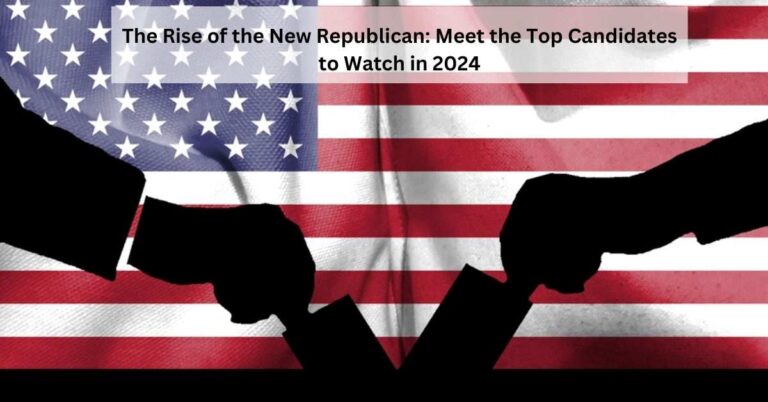 Top 10 Republican Presidential Candidates 2024