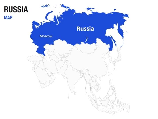 Russia is in which continent? Asia or Europe?