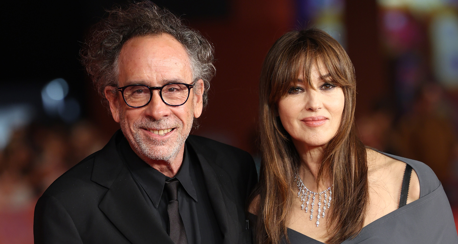 Tim Burton and his girlfriend Monica Bellucci make their red carpet