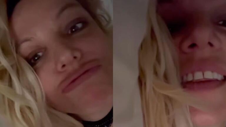 Britney Spears films herself completely naked in bed in latest bizarre post