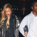 Rihanna Looks Chic In Racing Jacket For F1 Vegas Appearance With A$AP Rocky
