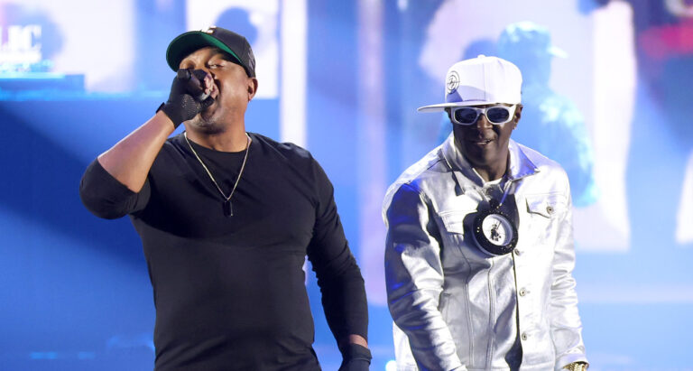 Flavor Flav and Chuck D from Public Enemy reunite and premiere new song live at the iHeartRadio Music Festival 2023 |  Chuck D, Flavor Flav, Music, Public Enemy |  Just Jared: Celebrity News and Gossip