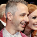 Jessica Chastain and her old friend Jeremy Strong dance the night away in a hotel room in Milan!  |  Jeremy Strong, Jessica Chastain |  Just Jared: Celebrity News and Gossip