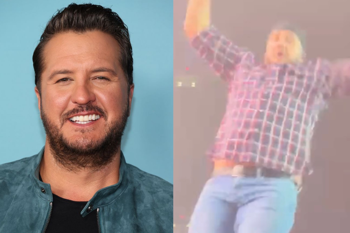 Luke Bryan reveals why he fell on stage and thanks 'Meaty' Backside for