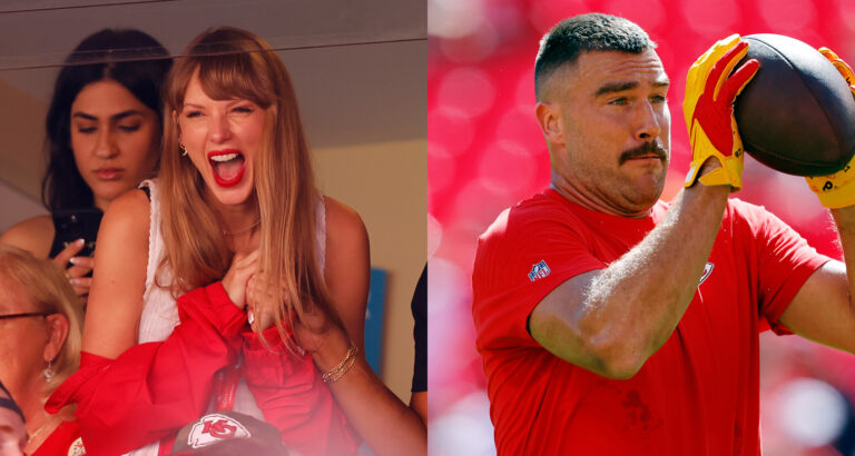 Taylor Swift Seen Having a Lot of Fun at Travis Kelce’s Chiefs Game Amid Dating Rumors |  Taylor Swift and Travis Kelce |  Just Jared: Celebrity News and Gossip