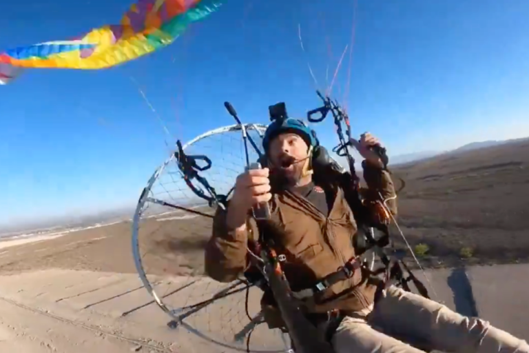 YouTuber crashes his paraglider 85 feet above the ground in shocking video and suffers multiple fractures