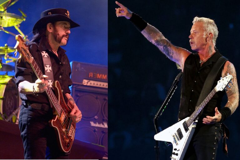 James Hetfield reveals new tattoo made from the ashes of Motörhead’s Lemmy Kilmister