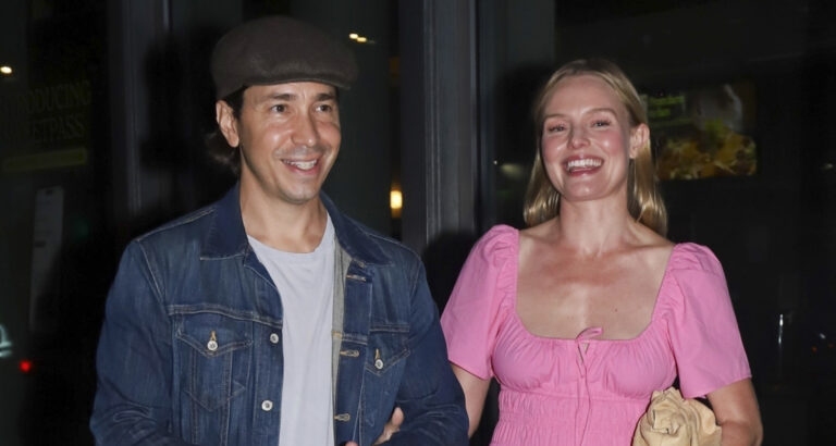 Kate Bosworth wears pretty pink for date night with husband Justin Long |  Justin Long, Kate Bosworth |  Just Jared: Celebrity News and Gossip