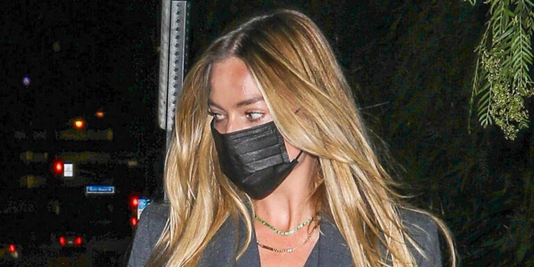 Margot Robbie masks herself during a night out with her husband Tom Ackerley |  Margot Robbie and Tom Ackerley |  Just Jared: Celebrity News and Gossip