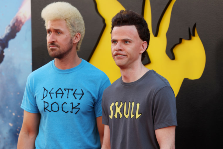 Ryan Gosling and Mikey Day Reunite as Beavis and Butt-Head at ‘The Fall Guy’ Premiere After Viral ‘SNL’ Sketch